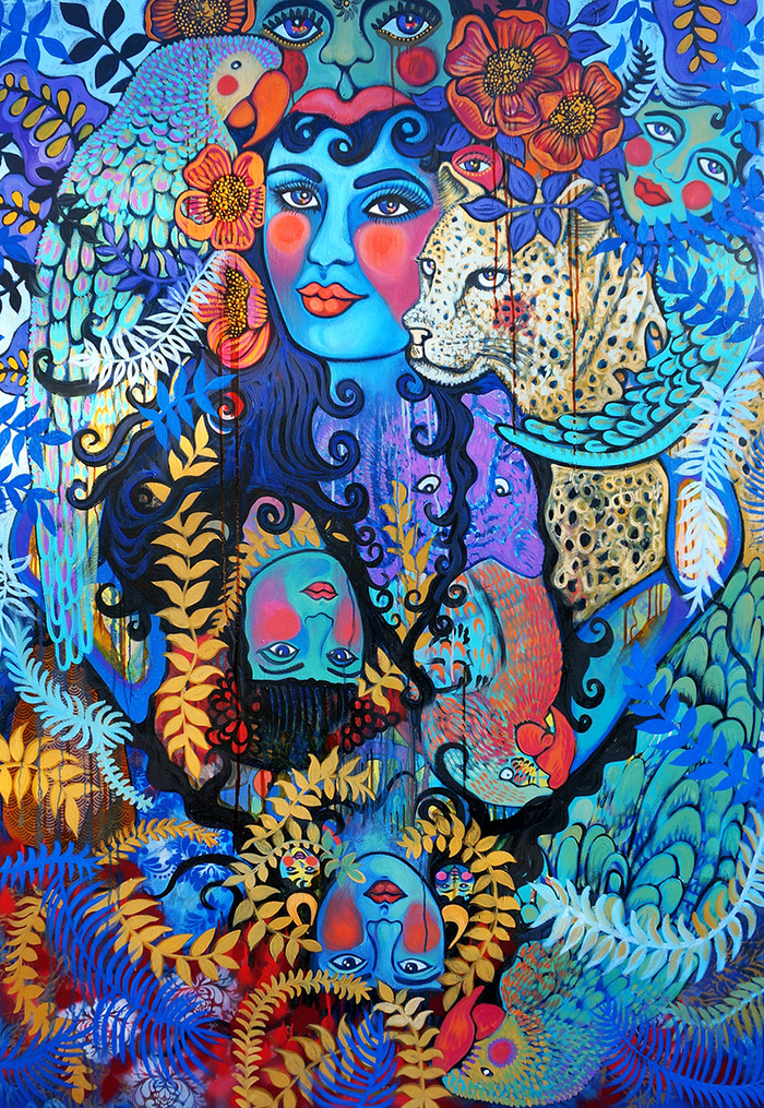 Lady of the Beasts (The Dark Night of the Soul) by Sarah Hickey | Lethbridge Gallery